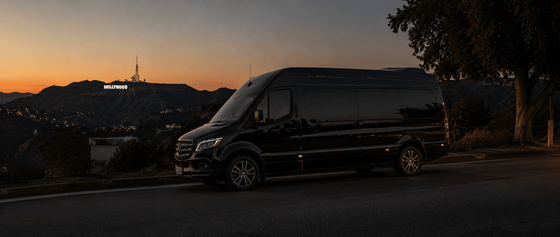 Private city tour charter bus Los Angeles