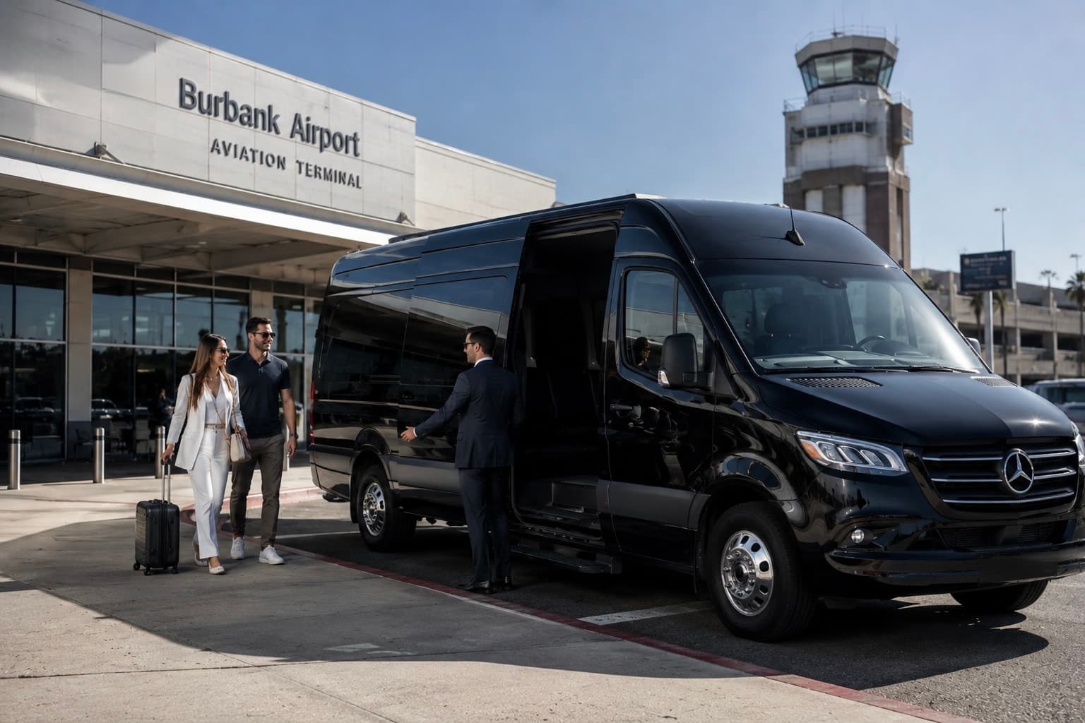Luxury Sprinter for SNA airport transportation