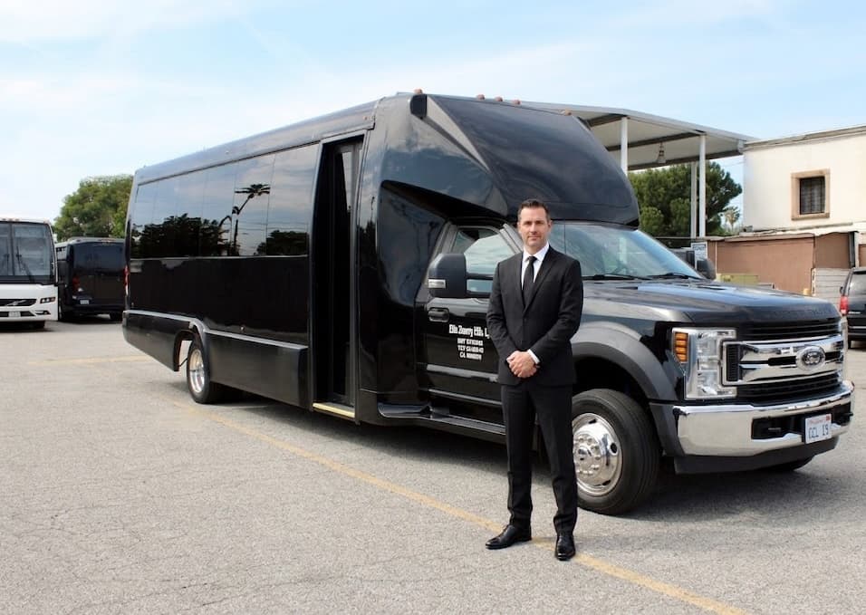 Elite BHLS professionally trained chauffeur ready for cruise port group transfer