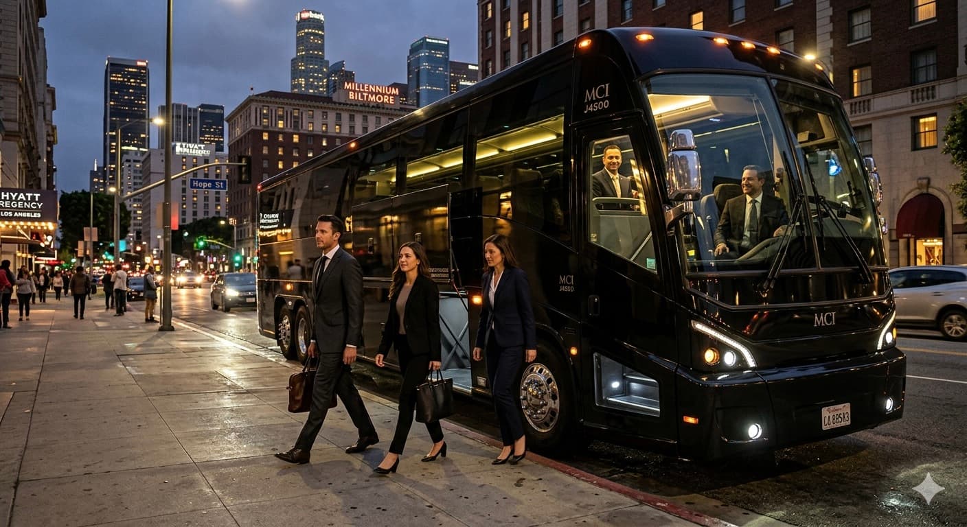 Executive coach for post-cruise arrival pickup from Southern California ports