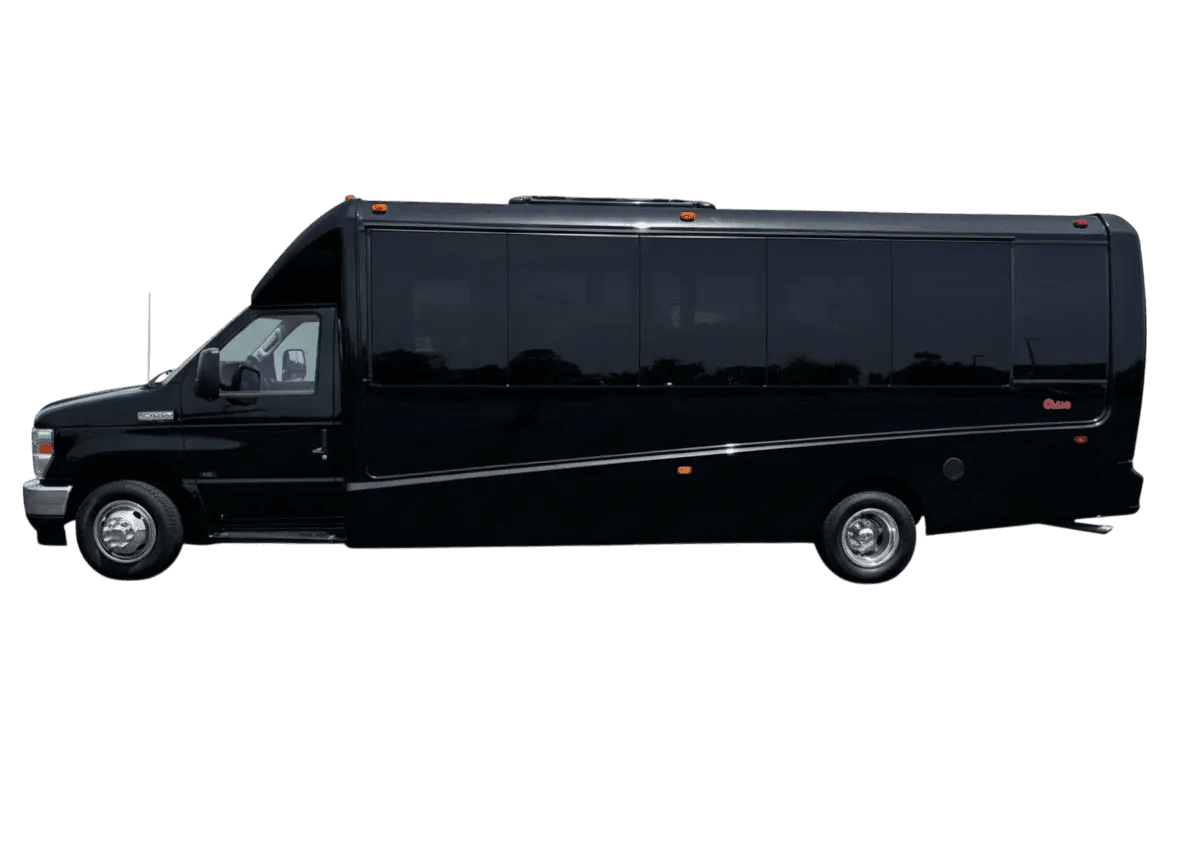 Executive mini coach for mid-size group airport transfers